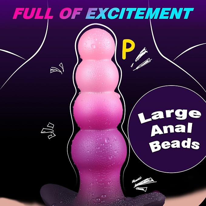 Body Wellness Massager – Premium Soft-Touch Silicone Design with Secure T-Base, Ergonomic 6.3-Inch Profile, Flexible Beaded Contours & Comfortable Wearable Fit