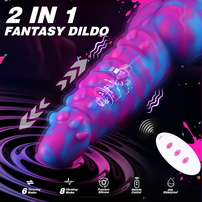 Premium Silicone Device with Dynamic Motion & Vibration Functions, Ergonomic Design, Soft-Touch Finish & Stable Hands-Free Support