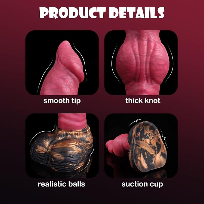 Fantasy Personal Wellness Companion – Premium Soft-Touch Silicone Design with Knotted Contours, Stable Suction Base, Flexible Ergonomic Profile & Hands-Free Support