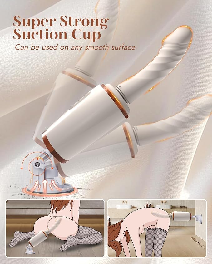 Smart Personal Wellness System – Dual-Head Device with 14 Dynamic Motion & Vibration Modes, Gentle Warming Function, Stable Suction Base & Adjustable Comfort Design