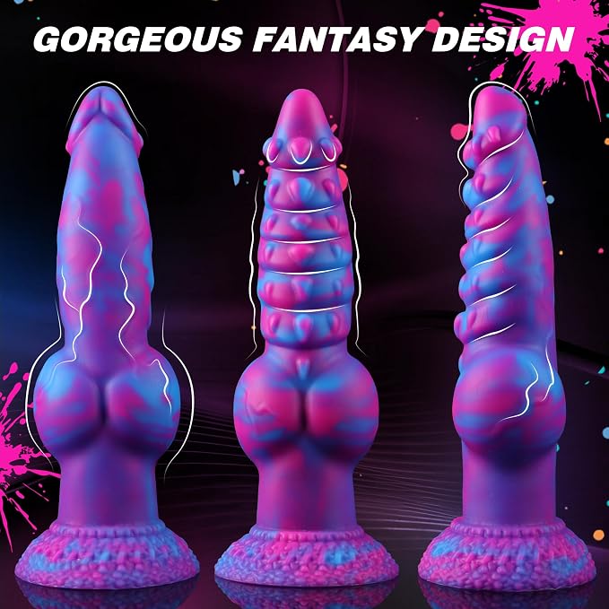 Premium Silicone Device with Dynamic Motion & Vibration Functions, Ergonomic Design, Soft-Touch Finish & Stable Hands-Free Support