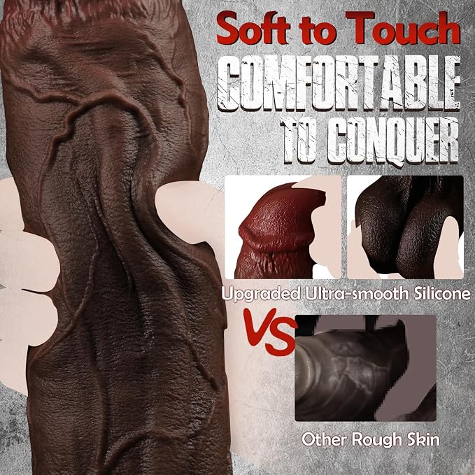XXL Personal Wellness Companion – Premium Dual-Density Silicone Design with Extra-Large Ergonomic Profile, Realistic Soft-Touch Finish, Stable Suction Base & Hands-Free Comfor